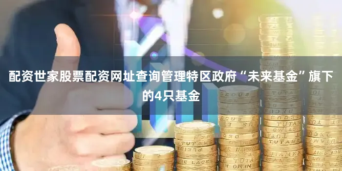 配资世家股票配资网址查询管理特区政府“未来基金”旗下的4只基金